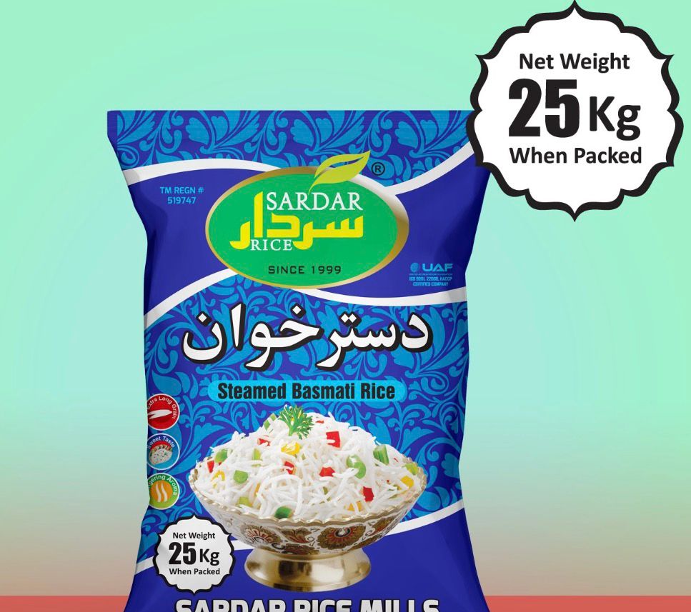 Dastarkhwan Steamed Basmati Rice 25kg