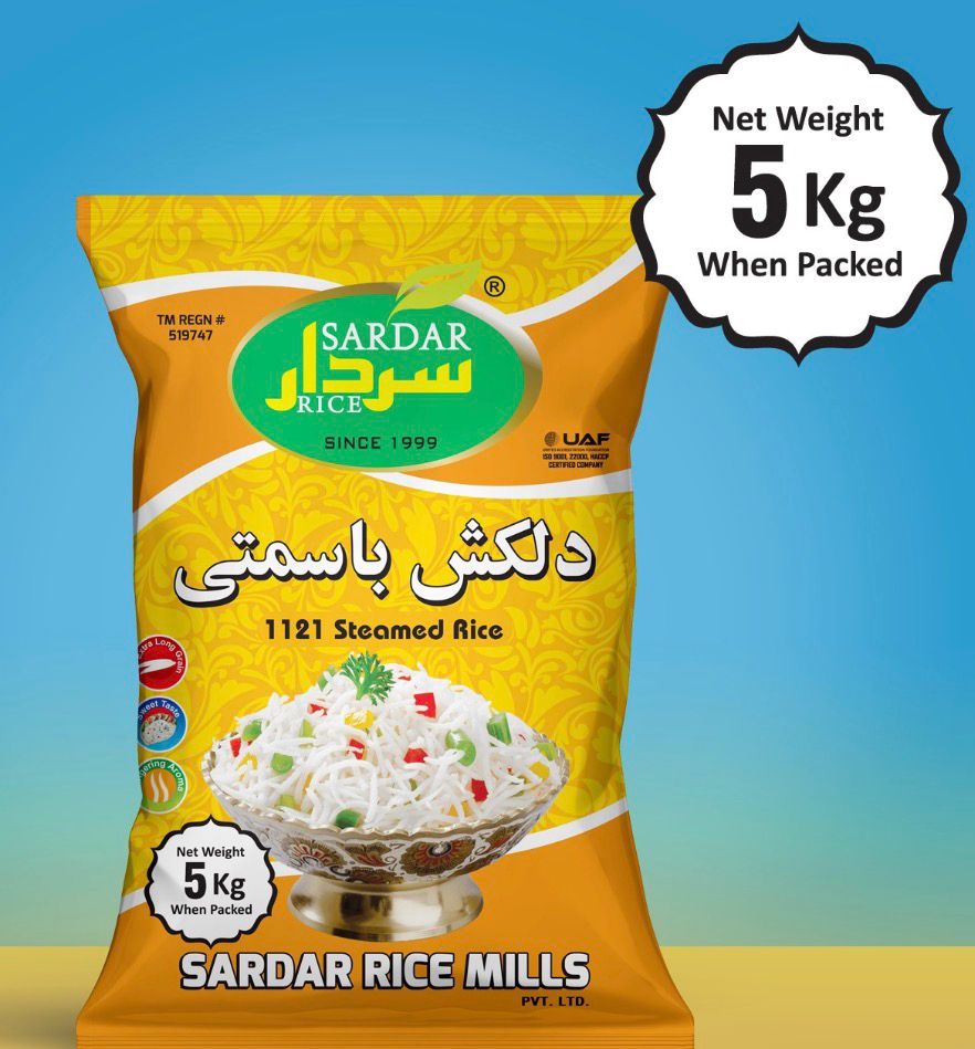 Dilkash Basmati 1121 Steamed 5kg